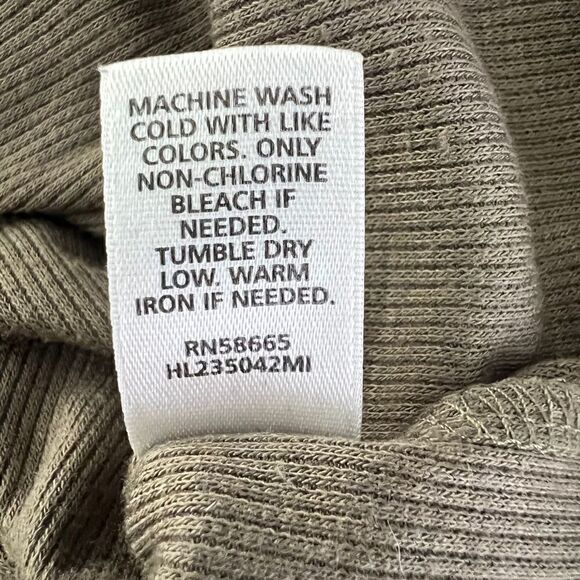 Hinge Ribbed Tank Top A Nordstrom Brand Green Medium - Picture 7 of 7